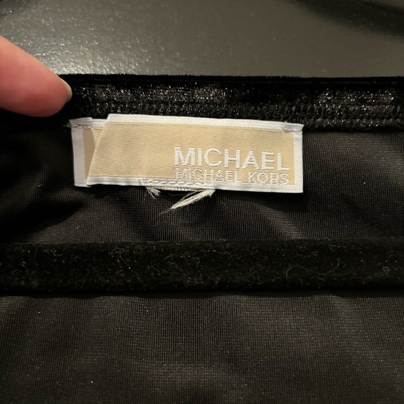 COPY - Michael Kors Black Velvet Bodysuit - Picture 2 of 4